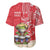 Personalized Puerto Rico Baseball Jersey Coqui Frog With Polynesian Pattern - Wonder Print Shop