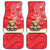 Puerto Rico Car Mats Coqui Frog With Polynesian Pattern - Wonder Print Shop