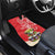 Puerto Rico Car Mats Coqui Frog With Polynesian Pattern - Wonder Print Shop