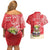 Personalized Puerto Rico Couples Matching Off Shoulder Short Dress and Hawaiian Shirt Coqui Frog With Polynesian Pattern - Wonder Print Shop