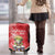 Puerto Rico Luggage Cover Coqui Frog With Polynesian Pattern - Wonder Print Shop