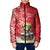 Personalized Puerto Rico Padded Jacket Coqui Frog With Polynesian Pattern - Wonder Print Shop