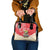 Puerto Rico Shoulder Handbag Coqui Frog With Polynesian Pattern - Wonder Print Shop