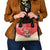 Puerto Rico Shoulder Handbag Coqui Frog With Polynesian Pattern - Wonder Print Shop