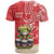 Personalized Puerto Rico T Shirt Coqui Frog With Polynesian Pattern - Wonder Print Shop
