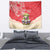 Puerto Rico Tapestry Coqui Frog With Polynesian Pattern - Wonder Print Shop