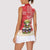 Personalized Puerto Rico Women Sleeveless Polo Shirt Coqui Frog With Polynesian Pattern - Wonder Print Shop