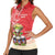 Personalized Puerto Rico Women Sleeveless Polo Shirt Coqui Frog With Polynesian Pattern - Wonder Print Shop