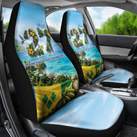 Saint Vincent And The Grenadines Car Seat Cover October 27 Independence Day