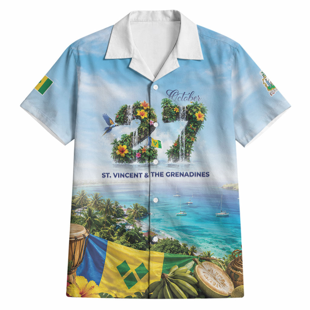 Saint Vincent And The Grenadines Hawaiian Shirt October 27 Independence Day