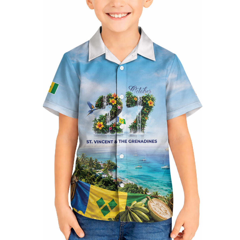 Saint Vincent And The Grenadines Hawaiian Shirt October 27 Independence Day