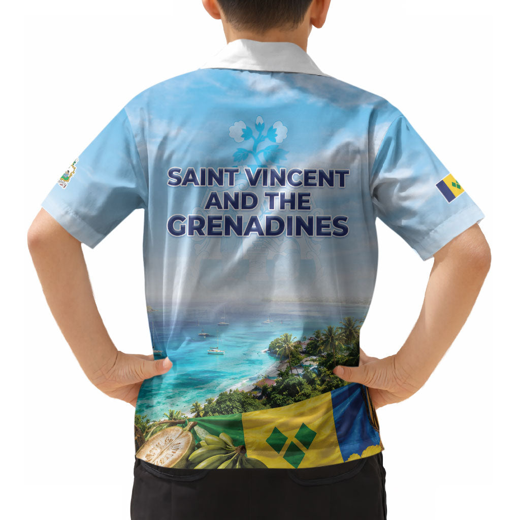 Saint Vincent And The Grenadines Kid Hawaiian Shirt October 27 Independence Day