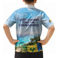 Saint Vincent And The Grenadines Kid Hawaiian Shirt October 27 Independence Day