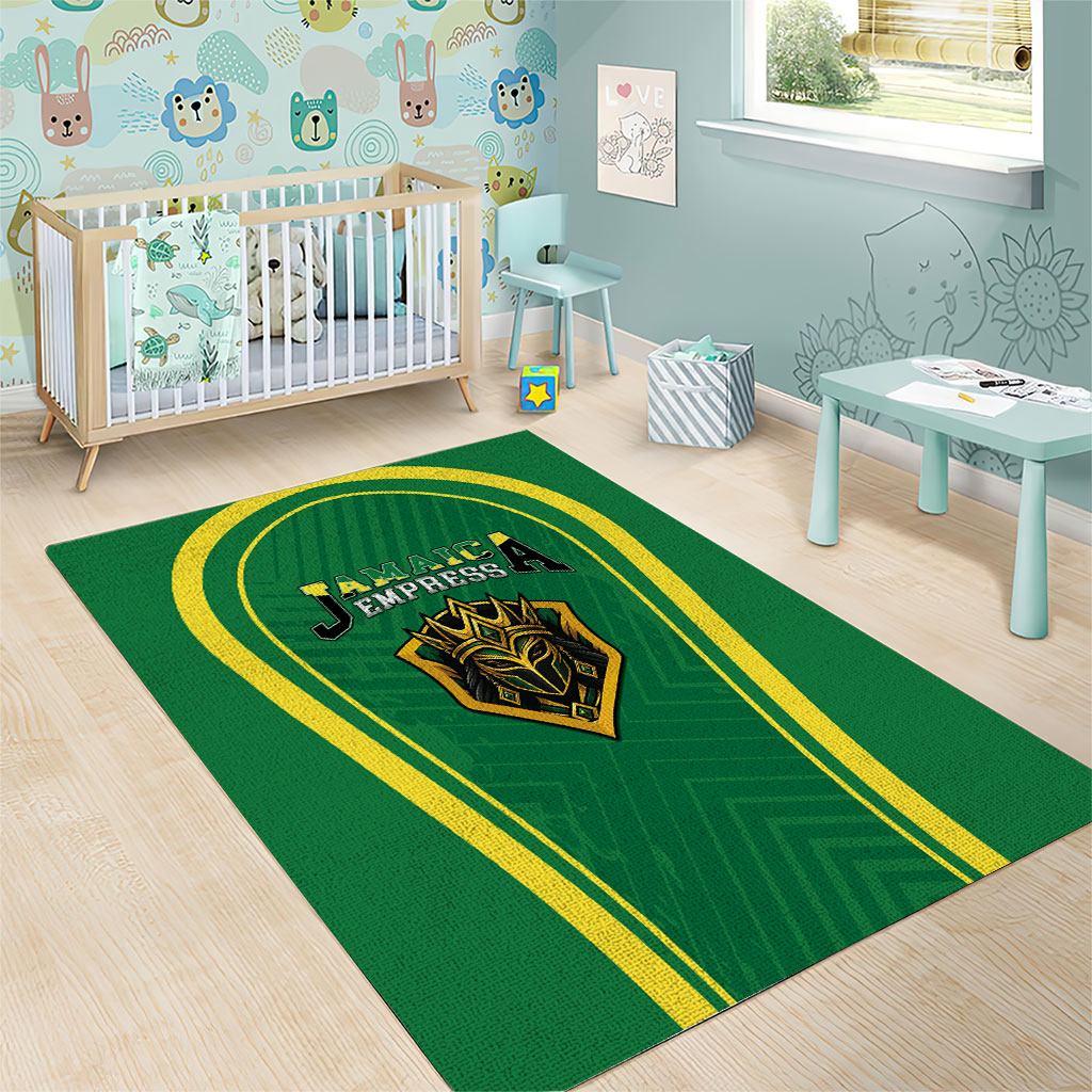 2026 Jamaica Cricket Queens Area Rug Sporty Style