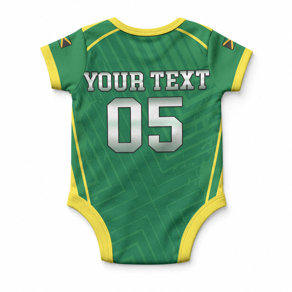 Custom 2026 Jamaica Cricket Queens Baby Onesie Sporty Style