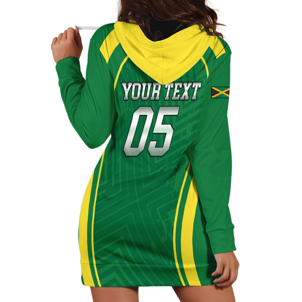 Custom 2026 Jamaica Cricket Queens Hoodie Dress Sporty Style