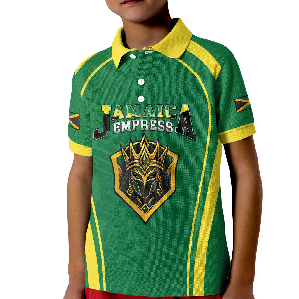 Custom 2026 Jamaica Cricket Queens Kid Polo Shirt Sporty Style