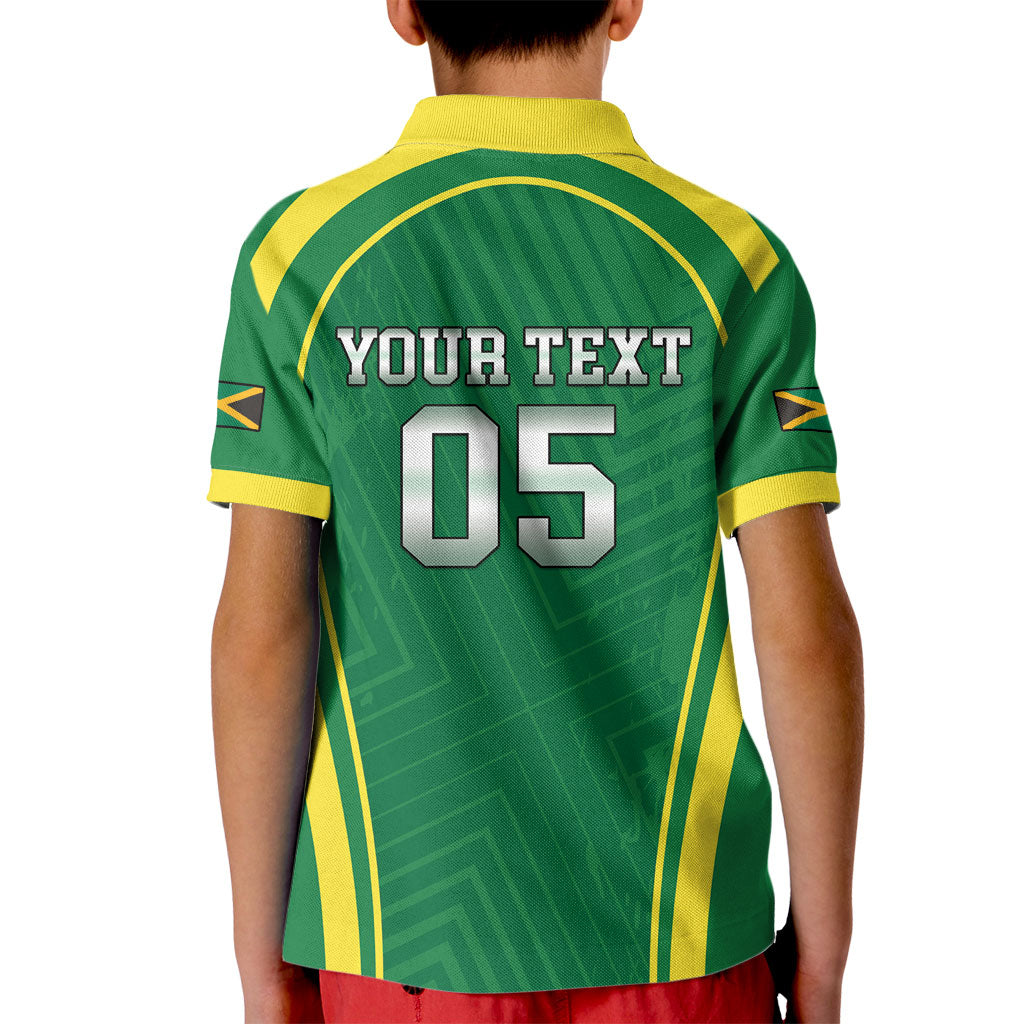 Custom 2026 Jamaica Cricket Queens Kid Polo Shirt Sporty Style