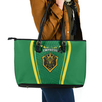 2026 Jamaica Cricket Queens Leather Tote Bag Sporty Style