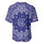 Blue Paisley Baseball Jersey Skull Gangster - Wonder Print Shop
