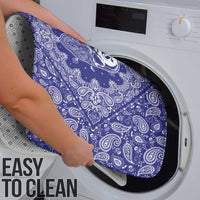 Blue Paisley Bathroom Set Skull Gangster - Wonder Print Shop