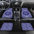 Blue Paisley Car Mats Skull Gangster - Wonder Print Shop