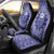 Blue Paisley Car Seat Cover Skull Gangster - Wonder Print Shop