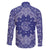 Blue Paisley Family Matching Short Sleeve Bodycon Dress and Hawaiian Shirt Skull Gangster - Wonder Print Shop