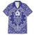 Blue Paisley Hawaiian Shirt Skull Gangster - Wonder Print Shop