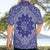 Blue Paisley Hawaiian Shirt Skull Gangster - Wonder Print Shop