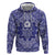 Blue Paisley Hoodie Skull Gangster - Wonder Print Shop