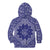 Blue Paisley Kid Hoodie Skull Gangster - Wonder Print Shop