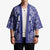 Blue Paisley Kimono Skull Gangster - Wonder Print Shop