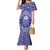 Blue Paisley Mermaid Dress Skull Gangster - Wonder Print Shop