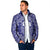 Blue Paisley Padded Jacket Skull Gangster - Wonder Print Shop