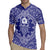 Blue Paisley Rugby Jersey Skull Gangster - Wonder Print Shop
