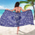 Blue Paisley Sarong Skull Gangster - Wonder Print Shop