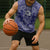 Blue Paisley Sleeveless Hoodie Skull Gangster - Wonder Print Shop