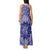 Blue Paisley Tank Maxi Dress Skull Gangster - Wonder Print Shop