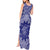 Blue Paisley Tank Maxi Dress Skull Gangster - Wonder Print Shop