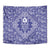 Blue Paisley Tapestry Skull Gangster - Wonder Print Shop