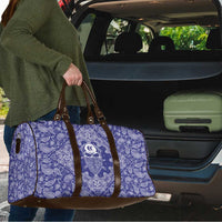 Blue Paisley Travel Bag Skull Gangster - Wonder Print Shop