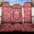 Red Paisley Back Car Seat Cover Skull Gangster - Wonder Print Shop