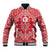 Red Paisley Baseball Jacket Skull Gangster - Wonder Print Shop