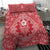 Red Paisley Bedding Set Skull Gangster - Wonder Print Shop