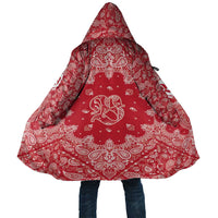 Red Paisley Cloak Skull Gangster - Wonder Print Shop