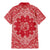 Red Paisley Family Matching Mermaid Dress and Hawaiian Shirt Skull Gangster - Wonder Print Shop