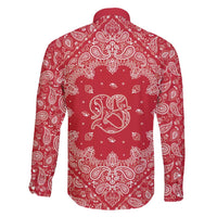 Red Paisley Family Matching Mermaid Dress and Hawaiian Shirt Skull Gangster - Wonder Print Shop