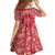 Red Paisley Family Matching Off The Shoulder Long Sleeve Dress and Hawaiian Shirt Skull Gangster - Wonder Print Shop