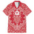 Red Paisley Family Matching Off Shoulder Maxi Dress and Hawaiian Shirt Skull Gangster - Wonder Print Shop